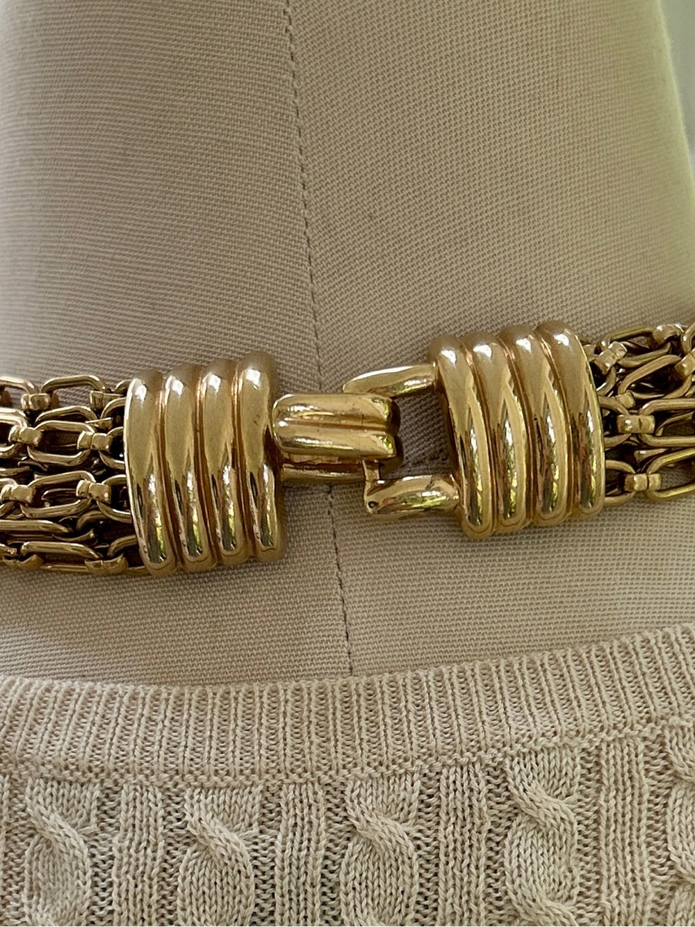 Donald Stannard Multi Strand Link Necklace - Picture 4 of 5